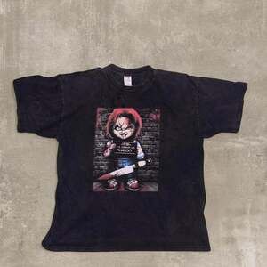 Chucky Child’s Play Horror Graphic Mugshot T-Shirt XL Charles Lee Ray